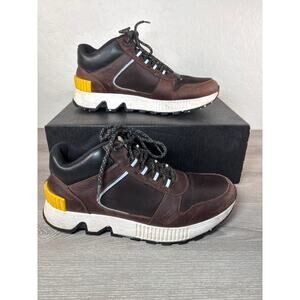 Sorel Mac Hill Chukka WP Brown Black Men's 8.5‎ EU 41.5 - See Description